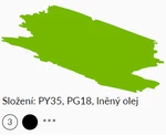 Olejová barva Umton 20ml – 0078 Kadmio-chromitá zeleň skvělá