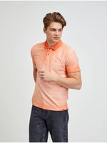 Orange men's polo shirt LERROS - Men