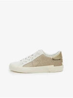 Gold-cream women's sneakers Guess Wayne