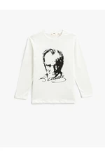 Koton Atatürk T-Shirt Long Sleeve Cotton