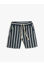 Koton Shorts with Tie Waist Pocket Cotton Cotton