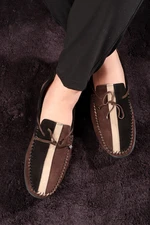 Ducavelli Colore Genuine Leather Men's Casual Shoes, Loafers, Lightweight Shoes, Suede Loafers.