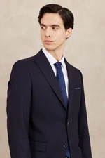 ALTINYILDIZ CLASSICS Men's Navy Blue Slim Fit Slim Fit Dovetail Collar Dobby Suit. ALTINYILDIZ CLASSICS Men's Navy Blue Slim Fit Slim Fit Dovetail Collar Dobby Suit.