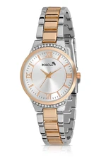 Polo Air Women's Wristwatch Copper Silver Color