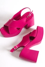 Capone Outfitters Sandals - Pink - Block
