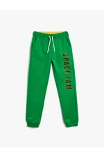 Koton Space Jam Jogger Sweatpants Licensed Tie Waist With Pocket.