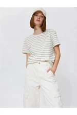 Koton T-Shirt - Beige - Regular fit