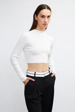 VATKALI Basic high neck crop sweater