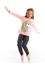 Mushi Colorful Unicorn Girl's Pants Suite