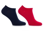Tommy Hilfiger Man's 2Pack Socks 342023001 Navy Blue/Red