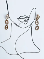 NORONHA Earrings Gold Dstreet