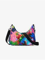 Blue-pink Women's Floral Handbag Desigual Borealis Medley - Ladies