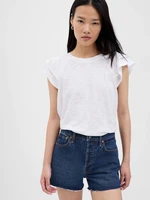 GAP T-shirt with ruffle sleeves - Women