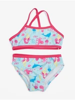 Light blue girly patterned two-piece swimwear name it Ziza - Girls