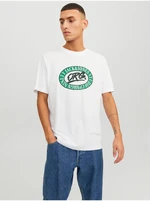 White Men's T-Shirt Jack & Jones Arthur - Men