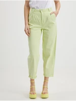 Light Green Wide Trousers Noisy May Lou - Women