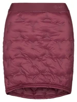 Women's insulated skirt KILPI LIAN-W dark red