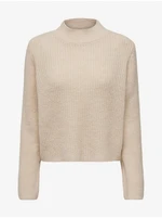 Beige women's sweater JDY Sonja - Women