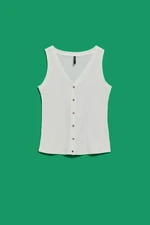 Women's top Moodo - white