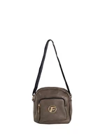 Khaki small crossbody messenger bag