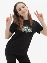 Black girly T-shirt VANS - Girls