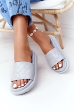 Women's fashion slippers Big Star - gray