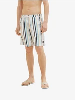 Orange Blue Men's Striped Swimwear Tom Tailor - Men