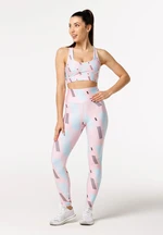 Bittersweet Paris Woman's Geometric Impression High Waist Leggings CPW-HL-PR BSP1449 Bittersweet Paris Woman's Geometric Impression High Waist Leggings CPW-HL-PR BSP1449