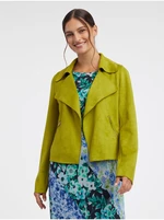 Orsay Light Green Women's Light Suede Lightweight Jacket - Women