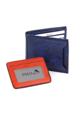 Polo Air Men's Sports Wallet Card Holder Navy Blue