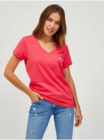 SAM73 Dark pink Womens T-Shirt SAM 73 Lumiel - Women
