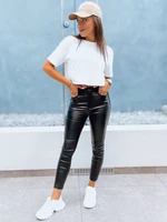 Waxed women's trousers EVO black Dstreet
