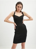 Černé dámské pouzdrové šaty Guess Mirage - Dámské
