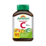 Jamieson Vitamin C 500 mg 3 ovocné příchutě 120 cucacích tablet