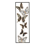 Metalowa dekoracja ścienna Mauro Ferretti Butterflies