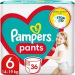 Pampers Pants Size 6 jednorazové plienkové nohavičky 14-19 kg 36 ks