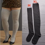 Women Plus Size Thigh High Socks Plump Women Over Knee Socks Stocking Oversized Socks for Women