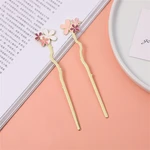 Creative Colorful Sakura Bookmarks Page Label Reading Assistant Metal Rose Flower Book Mark School Student Festival Gifts