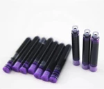 3.4mm 20Pcs Coloured Ink Cartridges Purple Fountain Pen Cartridges Refill Ink Cartridges Calligraphy