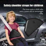 Comfortable Baby Kids Triangle Safety Cover Strap Adjuster Pad Harness Children Seat Belt Kids Car Seat Universal Belt Adjuster