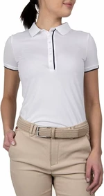 Kjus Womens Sia Polo S/S Blanco 42 Camiseta polo