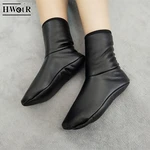 Children 4-11 Years Old Socks Pu Plush Winter Warm Socks Leather Floor Socks Carpet Socks Breathable Comfortable Middle Socks
