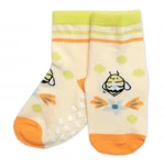 Dětské ponožky s ABS Včelka - žluté, vel. 23-26
