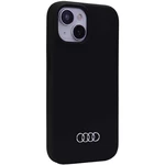 Zadní kryt Audi Silicone pro Apple iPhone 15 Plus, černá