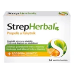 STREPHERBAL Propolis a rakytník 24 pastiliek