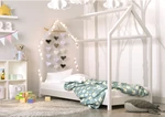 Dětská postel Berta 160x80 Domeček, bílá