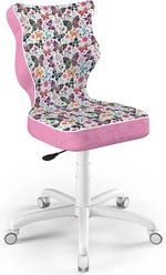 ENTELO Dětská židle Petit White 4 ST31 motýlci