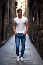 Jeans da uomo Trendyol Slim Fit