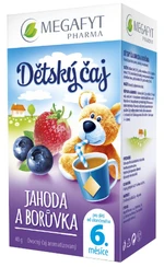 MEGAFYT Dětský čaj jahoda a borůvka 20 x 2 g