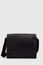 Kožená taška Strellson čierna farba